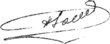 Signature de Christophe Soglo