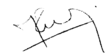 Signature de Maurice Kouandété