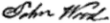 Signature de John Wood