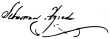Signature de Sebastián Ágreda