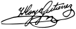 Signature de Tomás Monje Gutiérrez