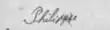 Signature de Philippe Guerrier