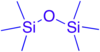 Lien siloxane entre deux atomes de silicium.