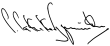 Signature de Siméon II Симеон II  Simeon Sakskoburggotski   Симеон Сакскобургготски