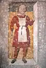 Peintre inconnu, Ex voto; fresque, fin du XVe&nbsp;siècle, église de Santa Maria Annunciata, Bienno (BS), Italie