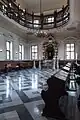 Vue intérieure de la synagogue.