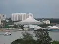 Le palais omnisports de la ville de Singapour