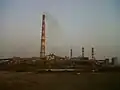 Usine d'agglomération de minerai d'Ispat Industries Ltd&nbsp;(en), en Inde.