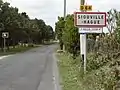 Entrée de l'agglomération.