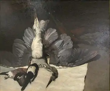 Le Héron aux ailes déployéesAlfred SisleyMusée Fabre, Montpellier.