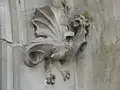Dragon sculpté.