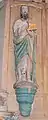 Chapelle Notre-Dame de Locmaria-an-Hent : statue de saint Jean-Baptiste portant l'agneau.