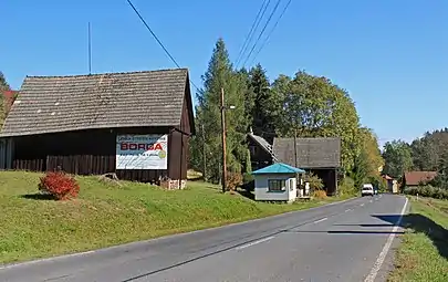 Hořensko : rue principale.