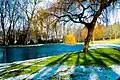 Le parc Sobieski en hiver