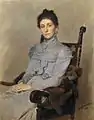 Portrait de femme, par Alexandre Sokolov (1901).