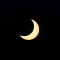 L'éclipse vue de Vienne, Autriche.