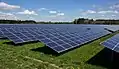 Partie de la centrale solaire en avril 2018