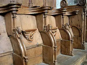 Stalles du XVe&nbsp;siècle.