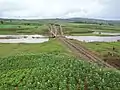 Pont ferroviaire à Madagascar.