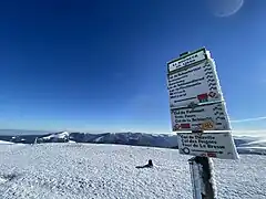 Sommet du Hohneck à 1&nbsp;363&nbsp;m.