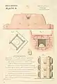 Plan des excavations du stupa no&nbsp;1