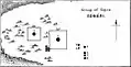 Plan des stupas de Sonari.