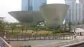 Le Tri-bol [Tri-Bowl], complexe multimédia à Songdo IBD [International Business District], Incheon. IARC Architects, 2010
