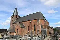 Vue de l'église côté sud.