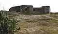 Blockhaus sur la dune littorale.