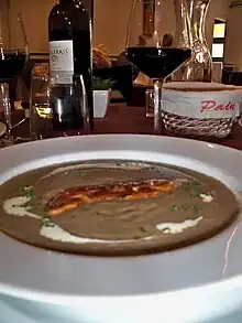 Soupe de lentilles.