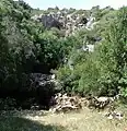 La source du Lirou en été.