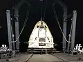 Récupération de la capsule lors de la mission SpaceX CRS-23.
