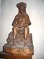 Christ assis aux liens, sculpture en bois du XVIe&nbsp;siècle.