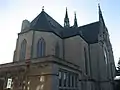 Arrière de l'église