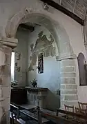 La chapelle nord.