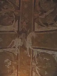 Voûte de la crypte d'Auxerre.