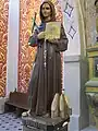 Statue de saint Bernardin de Sienne.