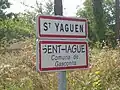 Panneau bilingue français - gascon.