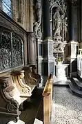 stalles de chœur, inscrites