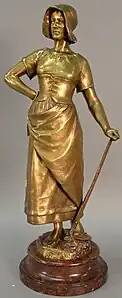 Standing woman.
