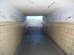 Passage souterrain.