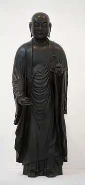 Statue de Jizo, XVIIIe siècle, Japon.
