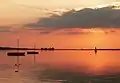 Un magnifique coucher de soleil.