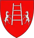 Blasons• Variante avec chiens affrontés.