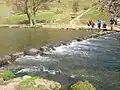 Stepping stones (marches de pierre) sur la Dove