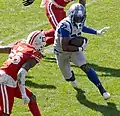 Course du RB Steven Mitchell&nbsp;(en) en 2023 contre DC Defenders.