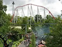 Le flying snake dive.