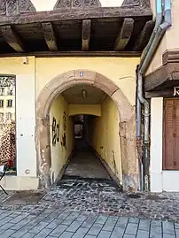 Entrée du passage.