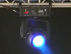 Projecteur automatique (lyre) High-End Studiocolor 575. L'un des plus fameux projecteurs wash construits à ce jour.