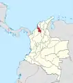 Le département de Sucre depuis 1966.
